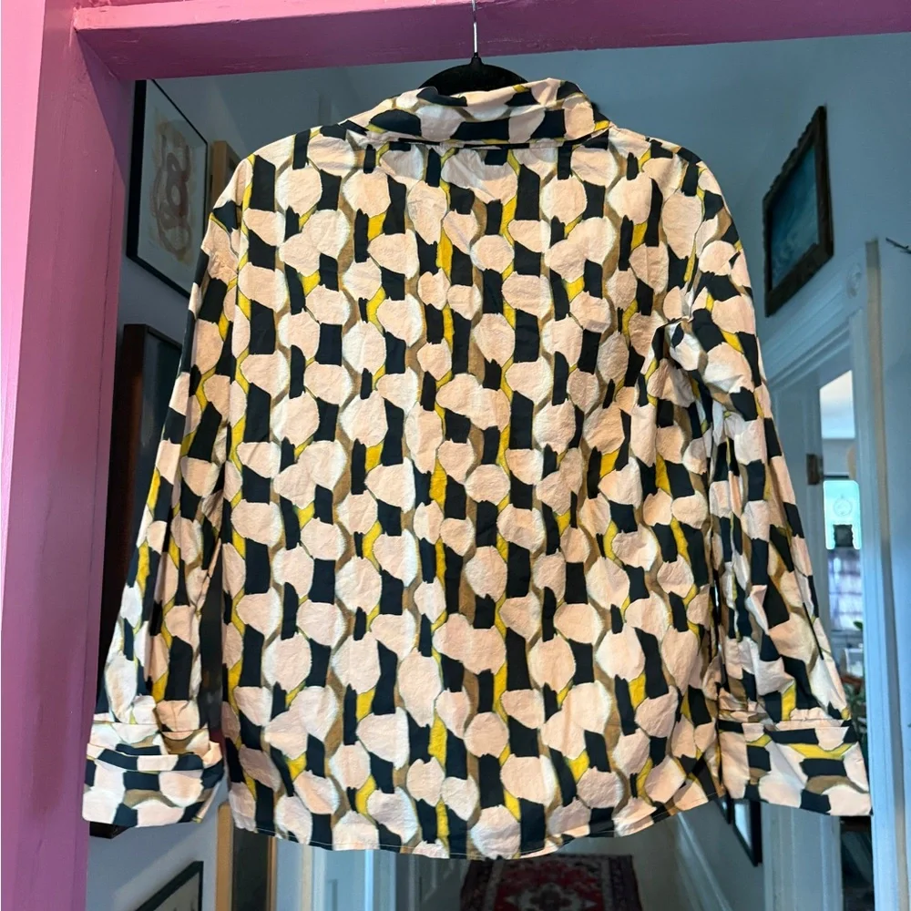 COS Geometric Patterned Blouse - Picture 3 of 6